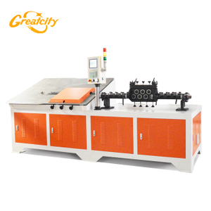Machine de pliage d'angle industriel de fil d'acier CNC 2D automatique